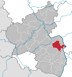 Alzey-Worms District in Rhineland-Palatinate, Germany