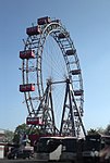 Amusement site, ferris wheel