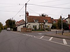 Road junction where Church Lane meets The Street - geograph.org.uk - 2135243.jpg