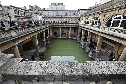 File:Roman Baths, Bath, South West England, England, Britain, UK, United Kingdom, United Kingdom of Great Britain and Northern Ireland (41176947872).jpg