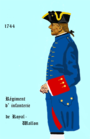 régiment Royal-Wallon de 1744 à 1748