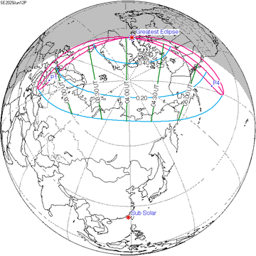 2029年6月12日日食