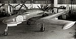 Saab 21, ett svenskt jaktflygplan med skjutande propeller.