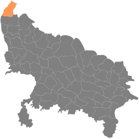 Localisation de Saharanpurज़िला सहारनपुर