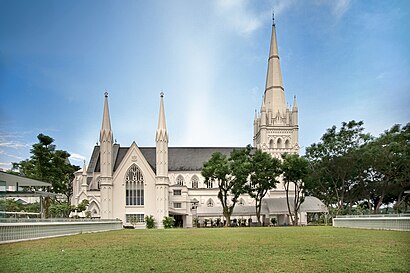 How to get to St Andrew's Cathedral, Singapore with public transport- About the place