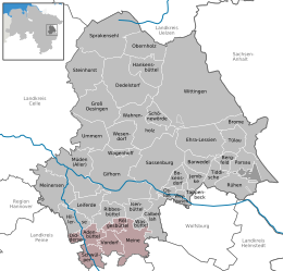 Samtgemeinde Papenteich - Carte