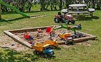 Sandbox with toys on Röe gård 1.jpg