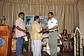 Sathyan Laloor, social activist receives Jalachhayam award from Biju Muriyadan