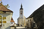 Catholic parish church hl.  Johannes Evangelist with cemetery area