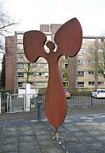 Sculptuur door Adelheid en Huub Kortekaas, HAN Campus, Nijmegen.jpg