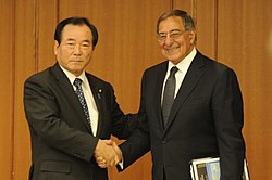Secretary Panetta and Japanese Defense Minister Yasuo Ichikawa in Tokyo (6279963838).jpg
