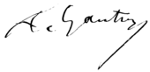 signature d'Amand Gautier