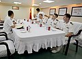 The meeting room facility onboard Yulin (569)