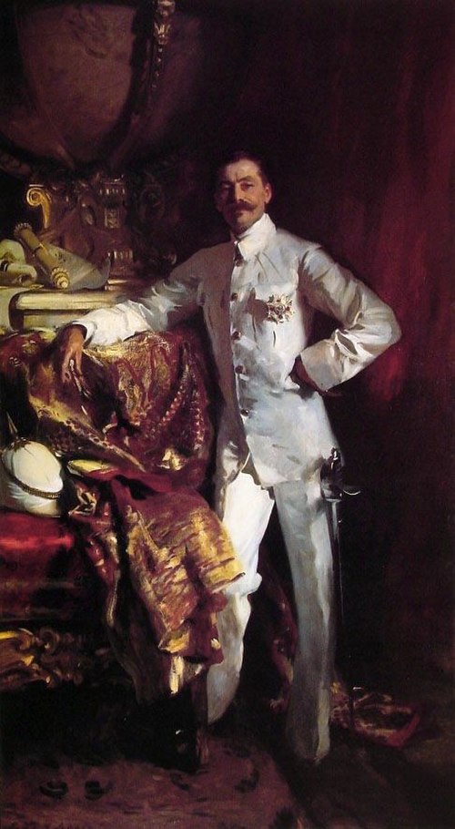 Oil painting of Swettenham by John Singer Sargent