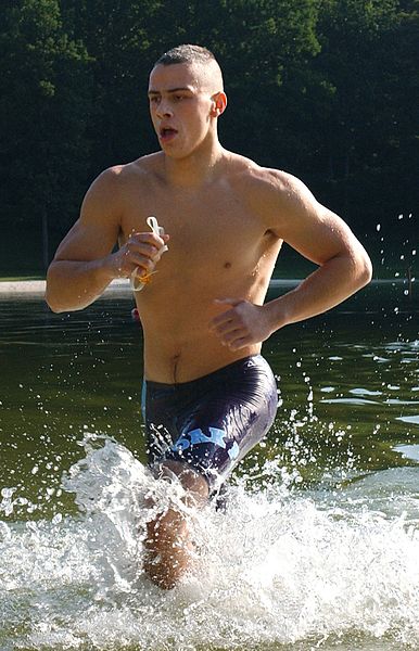 File:Soldier running in water.jpg