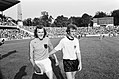 Spelers na afloop Van de Kerkhof (links) en , Bestanddeelnr 927-9341.jpg