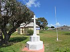 St Patrick's Anglican Church and war memorial, East Bunbury, October 2023 01.jpg