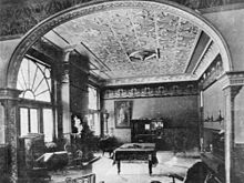 Tin ceiling in a private music room, Queensland, Australia, 1906 StateLibQld 1 15930 Music room in a private home, 1906.jpg