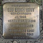 Stolperstein für Leo Erich Hony