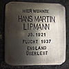 Stolperstein für Hans Martin Lipmann