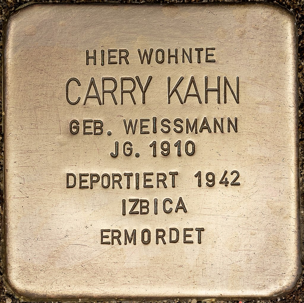 Stolperstein für Carry Kahn (Hirschaid).jpg