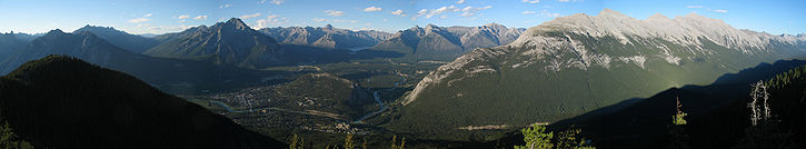 Mont Sulphur dans le Parc national de Banff