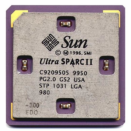 A Sun UltraSPARC II microprocessor (1997)