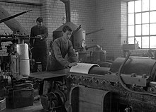 The pre-war days of hot metal newspaper production at the Echo Sunderland Echo 001.jpg