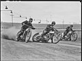 Speedway riders, Sydney, 9 February 1946, by Ray Olsen