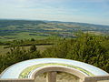 L'une des deux tables d'orientation dont dispose le mont Sène.