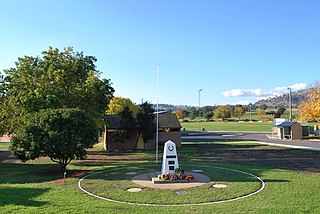 Tangambalanga Town in Victoria, Australia