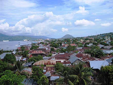 A view of Ternate City and beyond in 2010