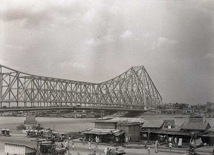 Howrah Bridge in 1945