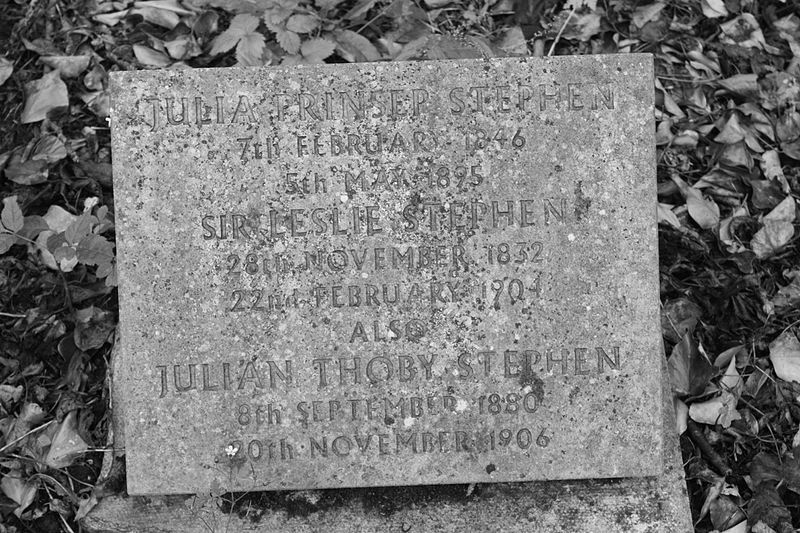 File:The grave of Sir Leslie Stephen, Highgate Cemetery, London.JPG