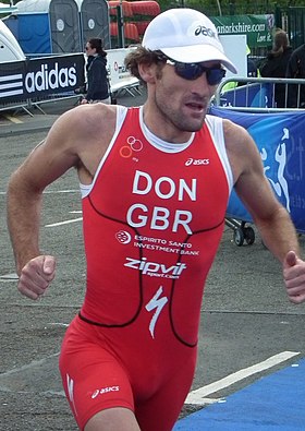 Tim Don en el Triatlón Strathclye Park, 2011