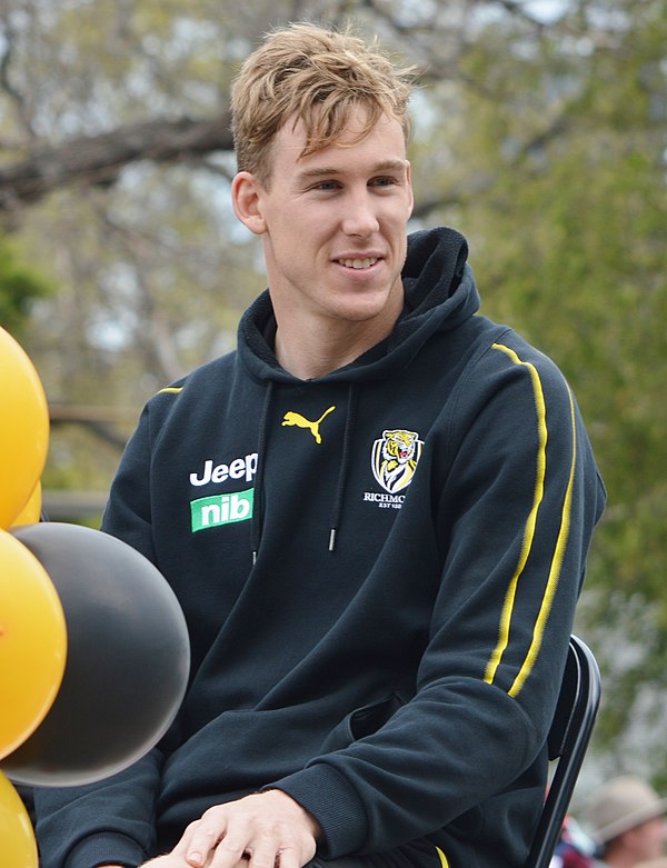 Lynch at the 2019 AFL Grand Final Parade