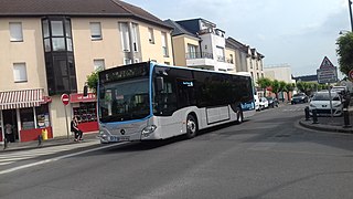 Mercedes Citaro C2 n°74363 sur la ligne B à Pontault-Combault.