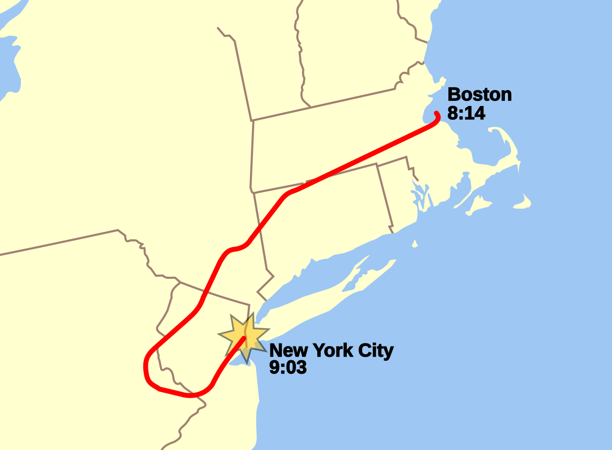 new jersey to boston flight