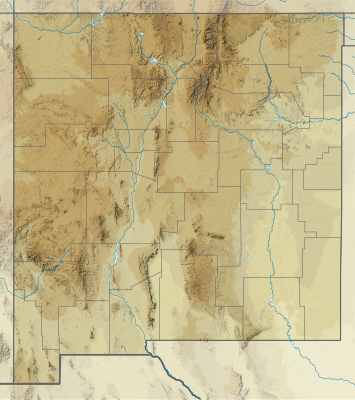 USA New Mexico relief location map.svg