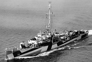 USS <i>Hodges</i> Rudderow-class destroyer escort