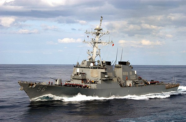 USS John S. McCain underway in January 2003