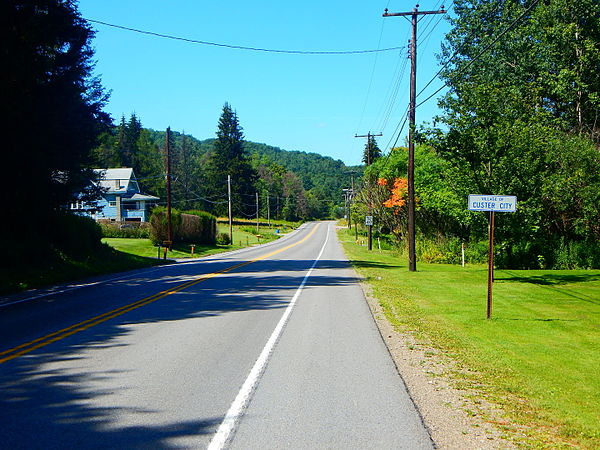 US 219 entering Custer City