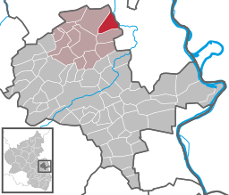 Läget för Udenheim i Landkreis Alzey-Worms