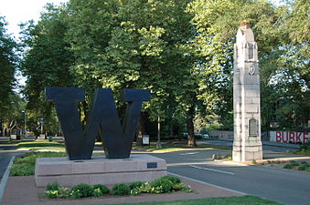 North entrance to the University of Washington's Seattle campus