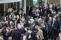 English: Signing of the coalition agreement for the 18th election period of the Bundestag. Deutsch: Unterzeichnung des Koalitionsvertrages der 18. Wahlperiode des Bundestages.