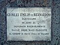 Tombstone to Emilio Giubilei in Vaiano