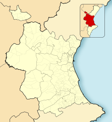 Divisiones Regionales de Fútbol in the Valencian Community is located in Province of Valencia