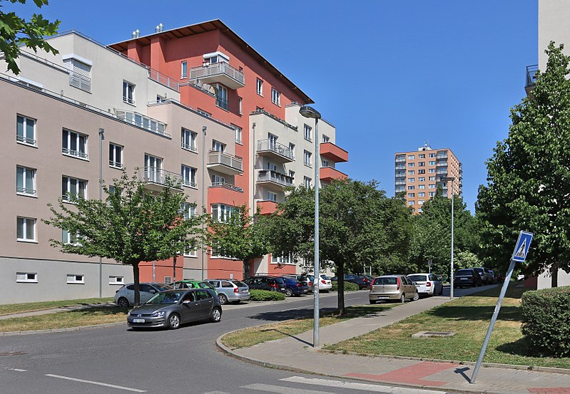 File:Velenovského street, Praha, south view.jpg