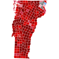 1924 United States Presidential Election in Vermont by Municipality