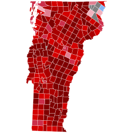 Vermont Presidential Election Results 1924 by Municipality.svg